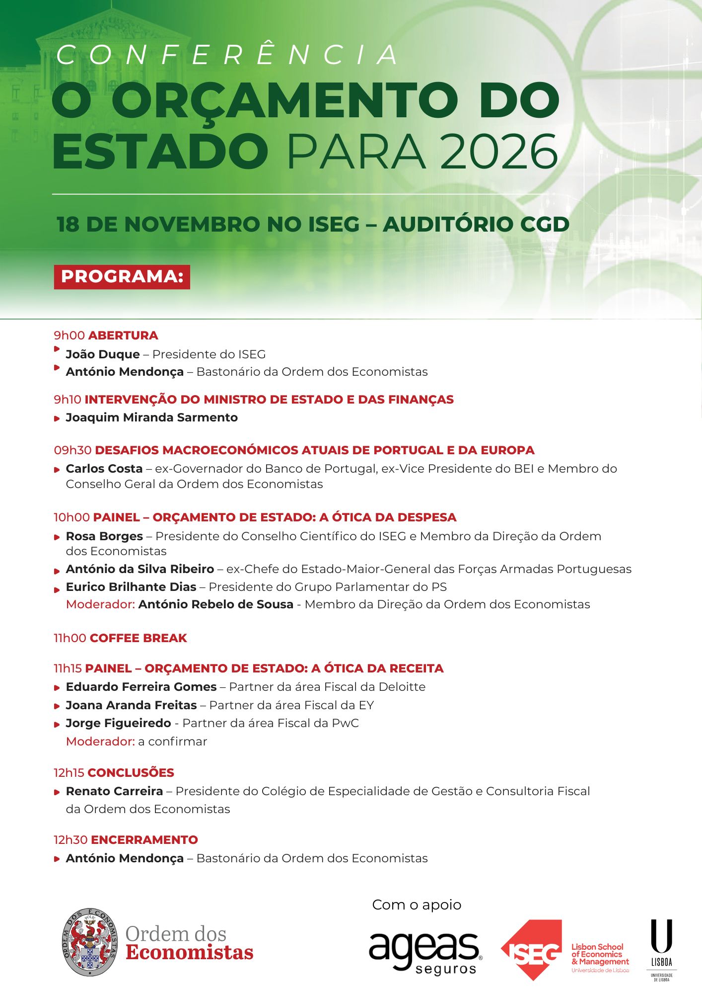 Programa Conferencia Orcamento 2026